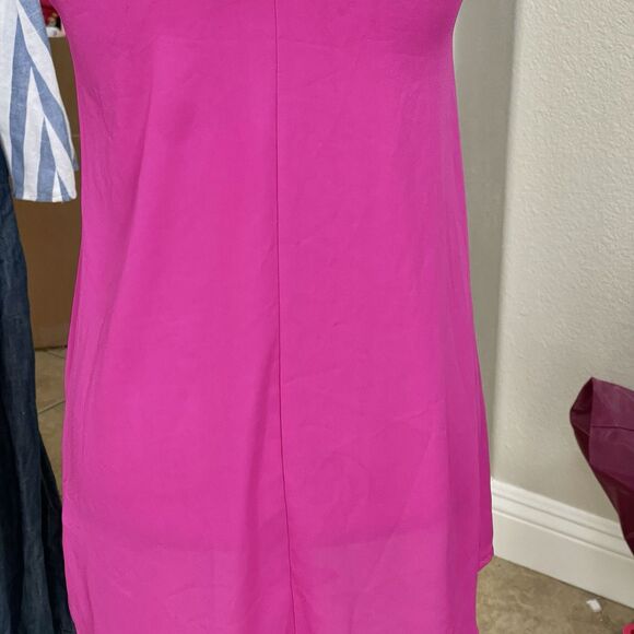 Soprano Womens Blouse Tank Top Sz Small Pink Sleeveless Boho, Colorful Feminine - Picture 4 of 9